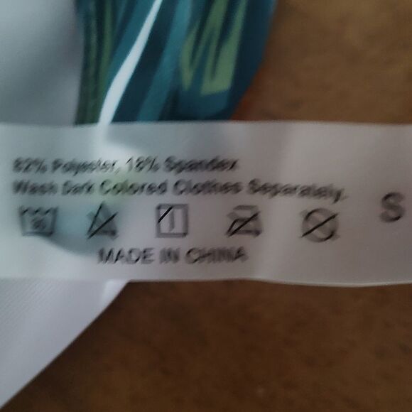 Shein high waist tropical binkini  Sz S - Picture 8 of 9